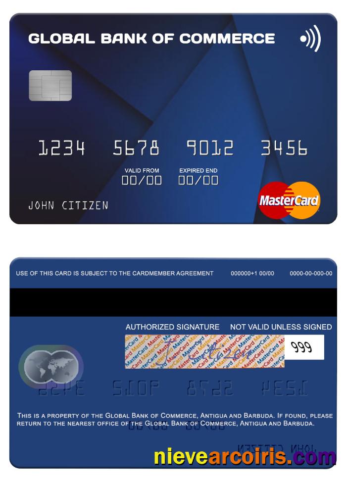 Antigua and Barbuda Global Bank of Commerce mastercard